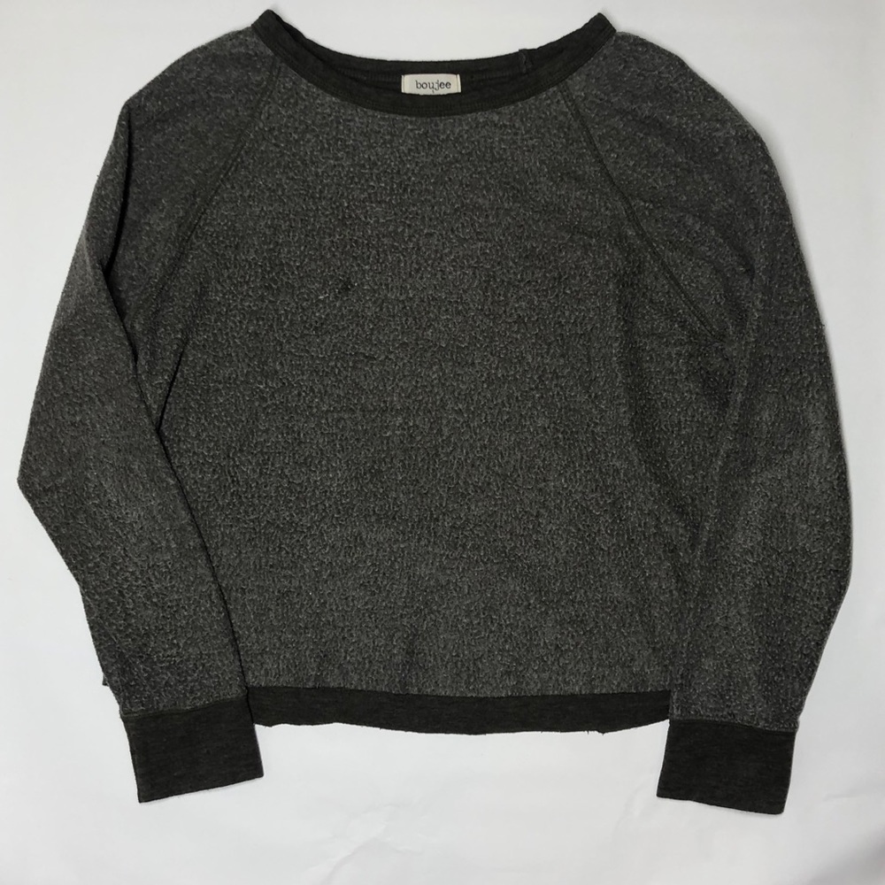 Inside out army green crewneck